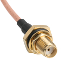 Gold Contact RG316 Coaxial Cable SMA Male Straight Plug To SMA Female Bulkhead Jack