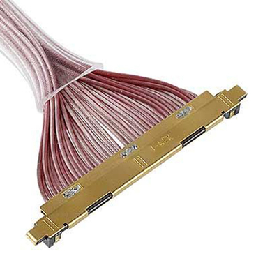 CABLINE-UX II Lvds Ipex Coaxial Cable Assembly 20531-040T-02 Right angle vertical mating type Micro-coaxial connector