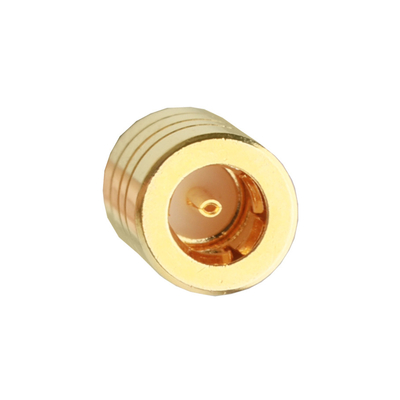 Brass/ Teflon Brown Shield RG179 Cable Connector RF SMB-(50ohm) To SMB-75(750hm) Connector