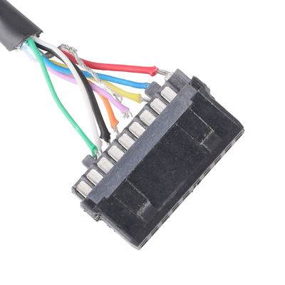 Rohs Internal Resistor Black Pvc Wire Usb 3.0 Type C To Idc Cable 20p Female Connector